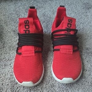 Adidas Red Mesh Sneakers